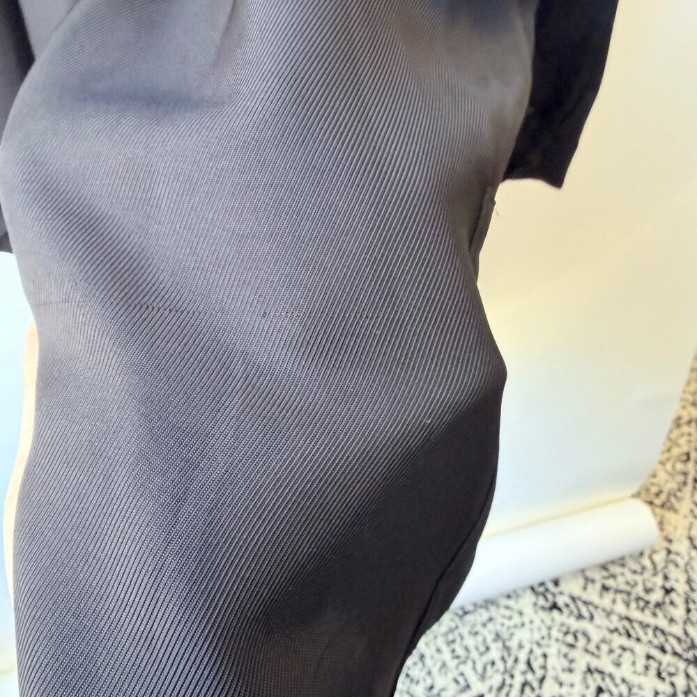 Alexander Wang Black Lightweight Belted soft oversized Trench Coat – Size M Q6 - Picture 9 of 13